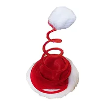 Весна, hunny Рождественская шапка, с плюшевой подкладкой и шапкой Санта Клауса, подходит для детей и взрослых
