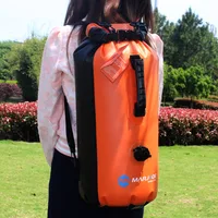 30L Large Capacity Dry Bag Waterproof Backpack Thick PVC River Trekking Outdoor Swimming Inflatable Ocean Bag  Men Women 1