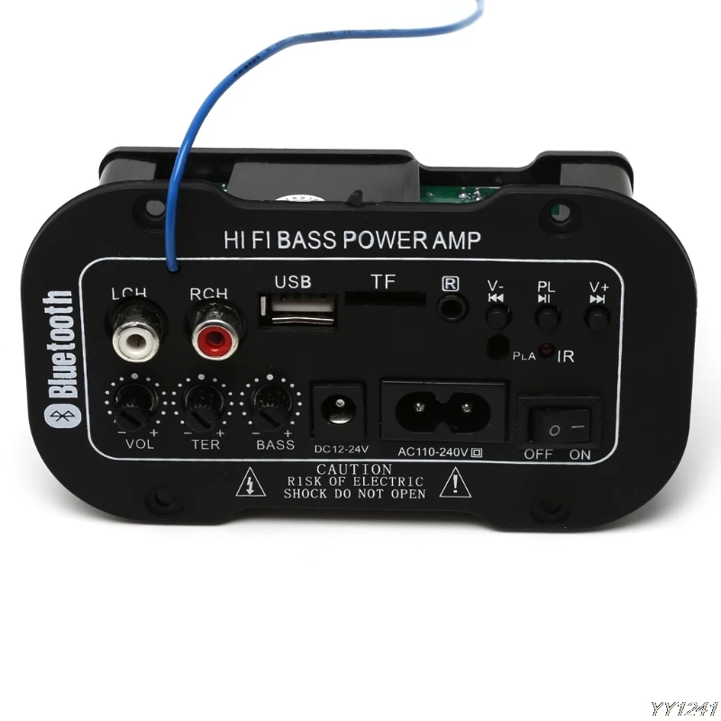 Автомобильный комплект 25 Вт Bluetooth Сабвуфер Hi Fi усилитель басов плата аудио TF USB 220