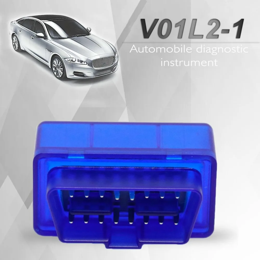 

V01L2-1 Vehicle Car Auto Fault Diagnostic Scanner Tool Bluetooth 2.0 Software V1.5 OBDII Protocols For Android For Windows