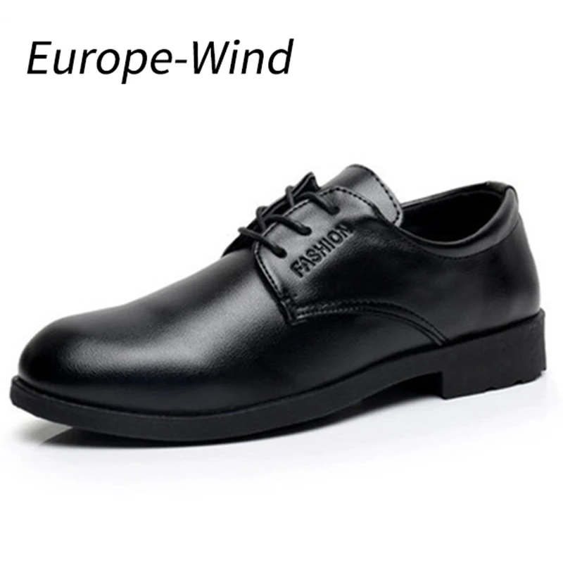 EuropeWind Fashion Men Shoes Pigskin Leather Casual Suit