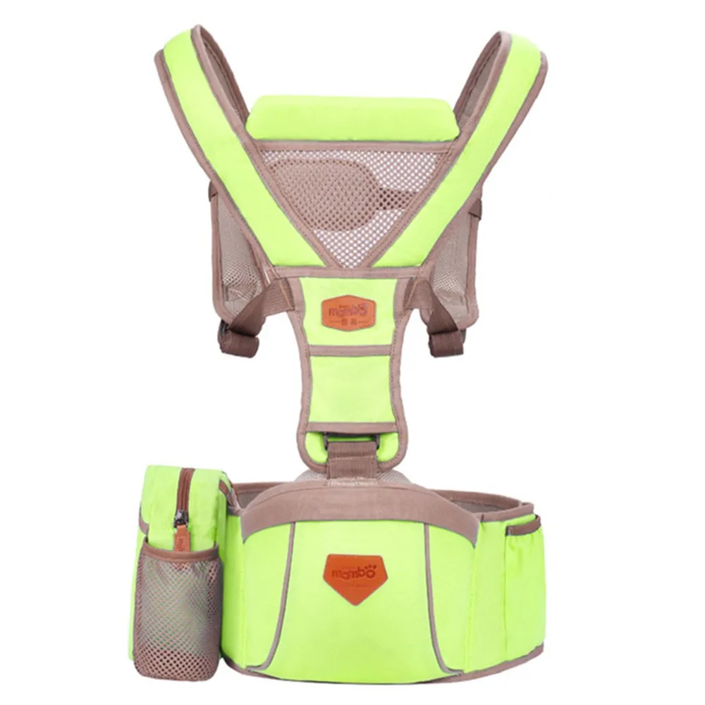 Mambo Baby Carrier накидка Хипсит Передняя переноска Хипсит детский слинг для новорожденных на бедрах одноцветная дышащая детская накидка