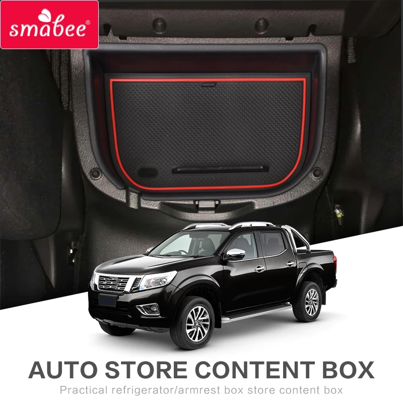 Us 12 51 10 Off Smabee Car Central Armrest Box For Nissan Navara Np300 D23 2015 2018 Interior Glove Box Tray Storage Box Auto Styling In Stowing