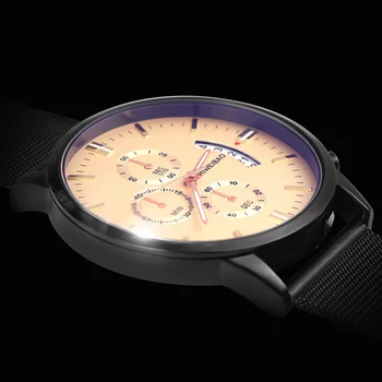 

2019 SHIWEIBAO Fashion High Quality Luxury Men Date Quartz Wristwatches Male 30M Waterproof Tungsten Steel Multifunction Watches