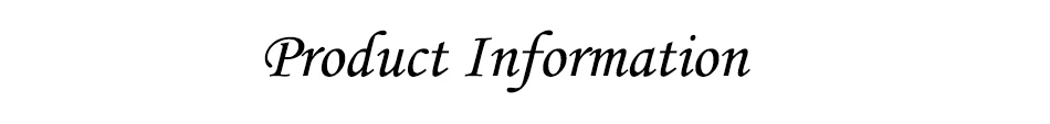 product information