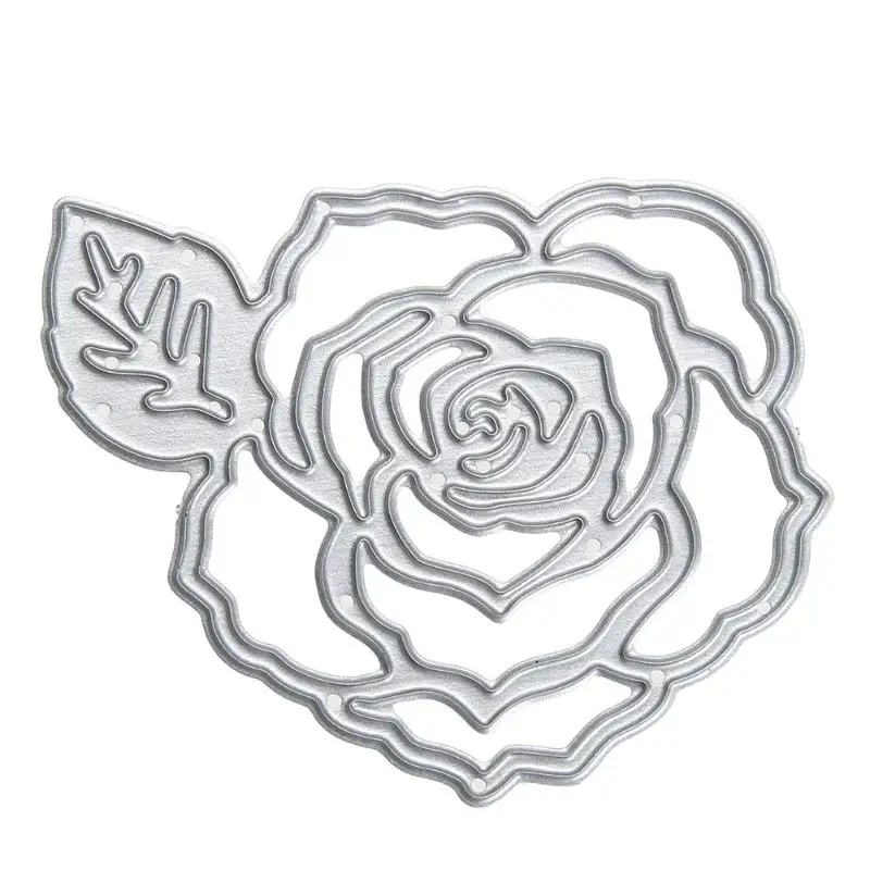 

Rose Flower Metal Cutting Dies Template for DIY Scrapbooking Album Cards Making Decorative Dies Embossing Card Craft Dies