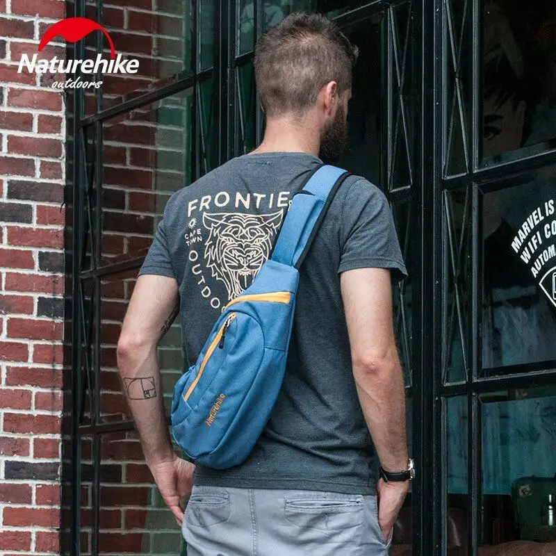 Naturehike Men's shoulder bag Messenger bag Outdoor leisure tourism Sports bags Large capacity chest pack riding backpack Women