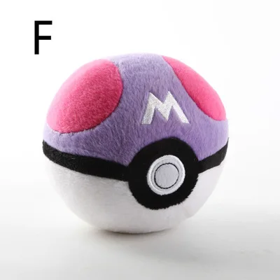 Аниме животные мяч Милый Пикачу Pokeballl плюшевый брелок-Плюшевая Кукла сумка Ключи Подвеска Мягкая кукла игрушки дети подарок на день рождения