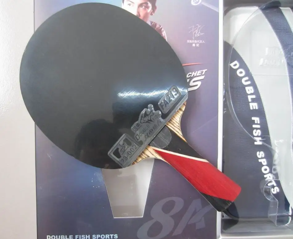 الأصلي النهائي مضارب مزدوجة الأسماك 8 نجوم 8ac الجدول مضارب التنس المضرب الكربون شفرة سريع هجوم حلقة