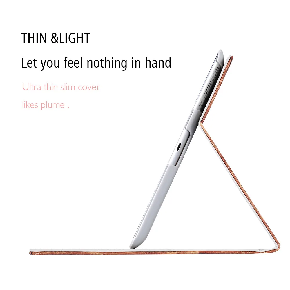KISSCASE полностью Защитные чехлы для iPad 2 3 4 задняя крышка Деревянный чехол планшета