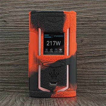 

50pcs Texture Case for VooPoo X217 217W x Woody TC Box Mod Protective Silicone Rubber Sleeve Cover Shield Wrap