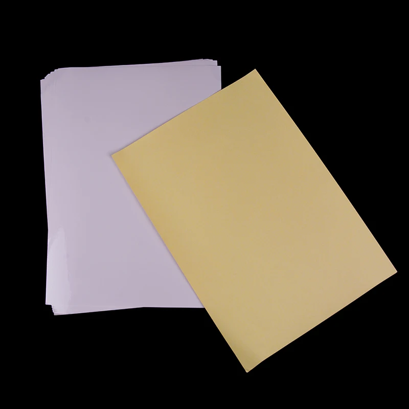 5 шт A4 Глянцевая Самоклеящаяся стикер наклейка для печати листа бумаги для офиса 210 мм x 297 мм