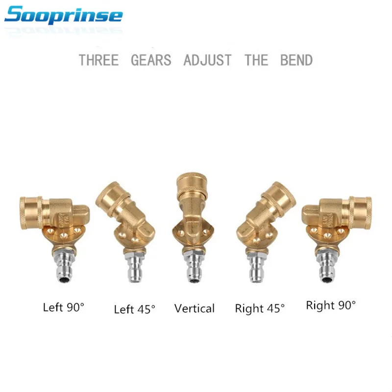Наконечники распылителя автомойки несколько градусов, 1/4 дюймов быстрый соединитель 5 пакетов 3,0 GPM Поворотная муфта и 7 наконечники распылителя