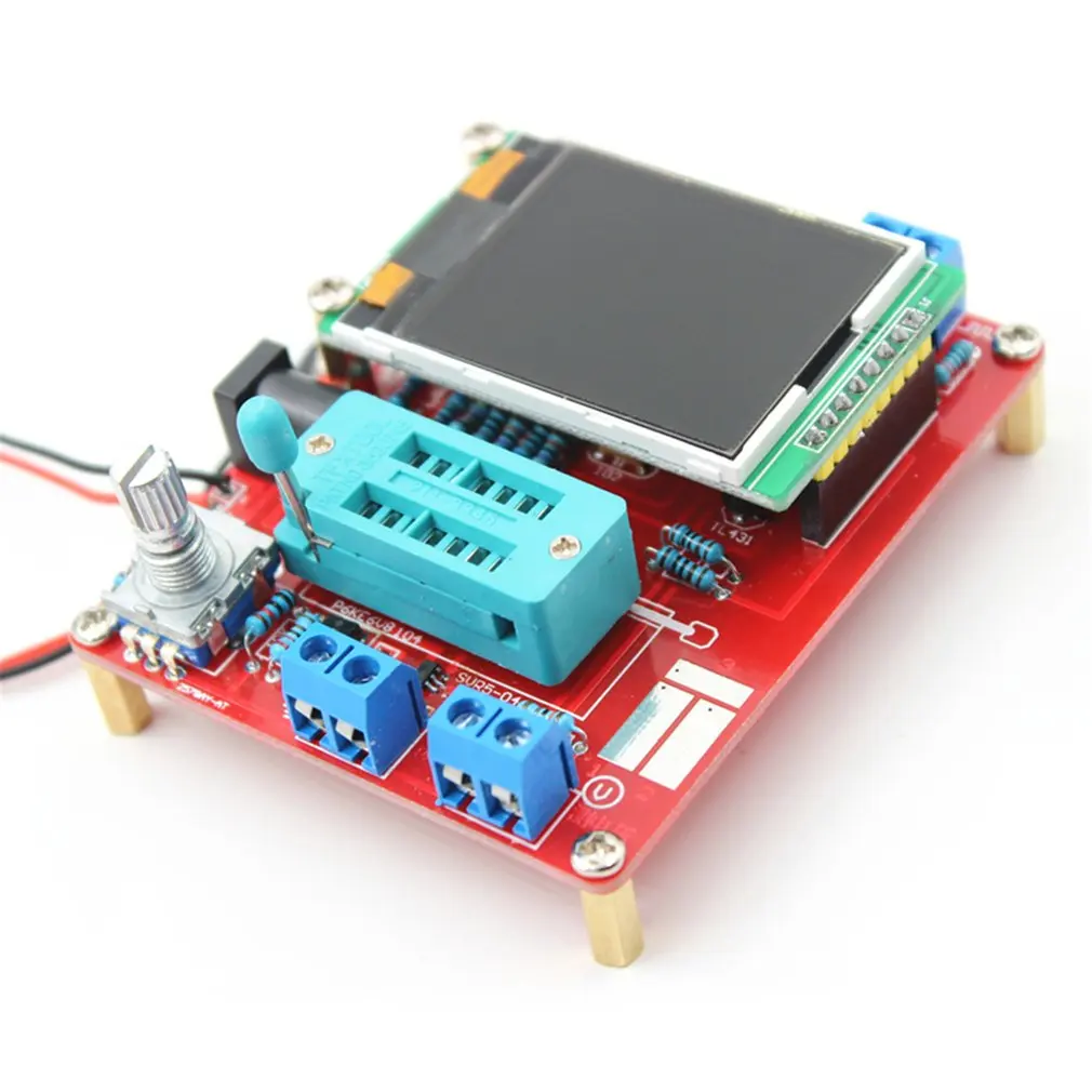GM328 DIY Транзистор тестер инструмент Запчасти измерения частоты метр ЖК дисплей