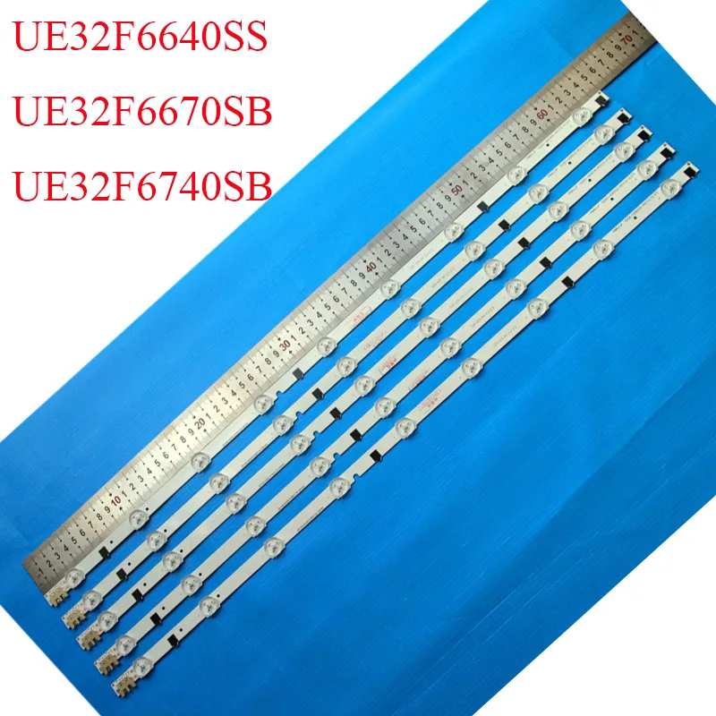 LED Backlight Strip For Samsung UE32F6640SS UE32F6670SB UE32F6740SB 32 inchs TV LEDs Bars Replacement D2GE-320SC0-R3 BN-25299A