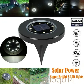 

2Pcs LED Solar Power Buried Light Under Ground Lamp Outdoor Path Way Garden Decking Solar Lamps Lawn Aisle Pathway Dropshipping