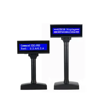 

LCD210A Emulates popular customer pole display command sets RS-232 port or USB port powered (optional), no external power adapte