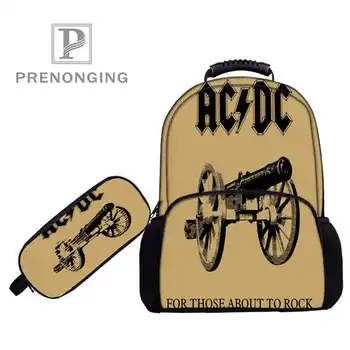 

Custom 17inch AC-DC-UK-Tour- Backpacks Pen Bags 3D Printing School Women Men Travel Bags Boys Girls Book Computers Bag#1031-2-54