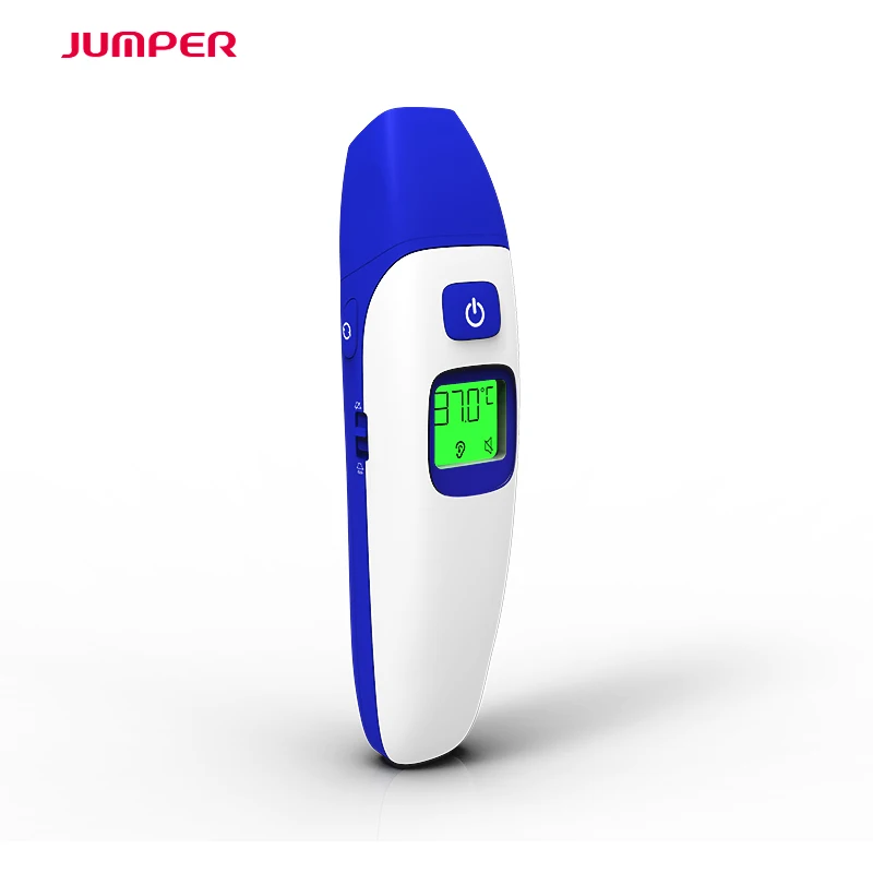 Джемпер новейший термометр цифровой инфракрасный ИК lcd детский лоб и ухо Бесконтактный взрослый уход за телом измерение температуры Termometro - Цвет: blue