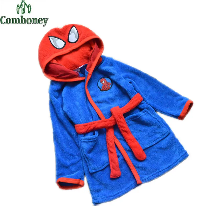 Garçon Robe De Chambre Spiderman