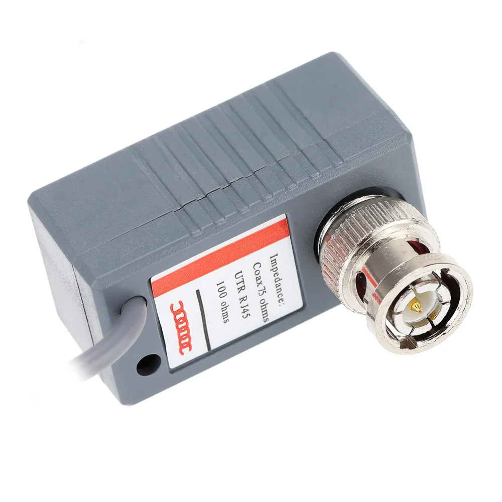 10pcs CCTV Camera Video Balun Transceiver Connector BNC UTP RJ45 Video and Power over CAT5/5E/6 Cable