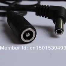 22AWG 5 шт./лот 5,5x2,5 мм/5,5*2,5 Разъем питания постоянного тока кабель-удлинитель Женский L образный шнур со штырем 1,5 метр/4.5ft