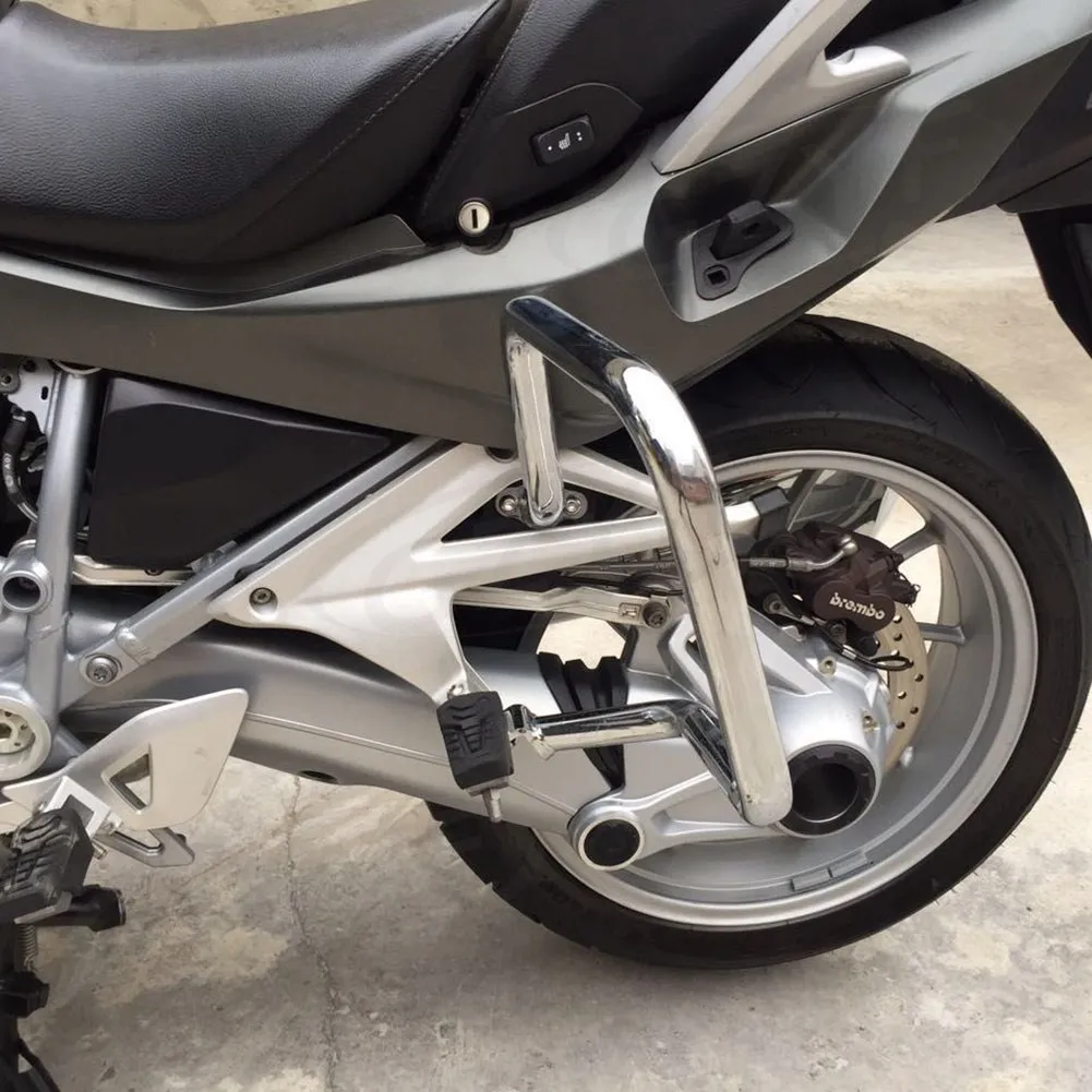 Rear Engine Guard Protection Highway Crash Bar For Bmw R1200rt 2017 Rear Engine Guard Protection Highway Crash Bar For Bmw R1200rt 2017 2016 Motorbike Spare Part Accessories Chrome Color In Falling From