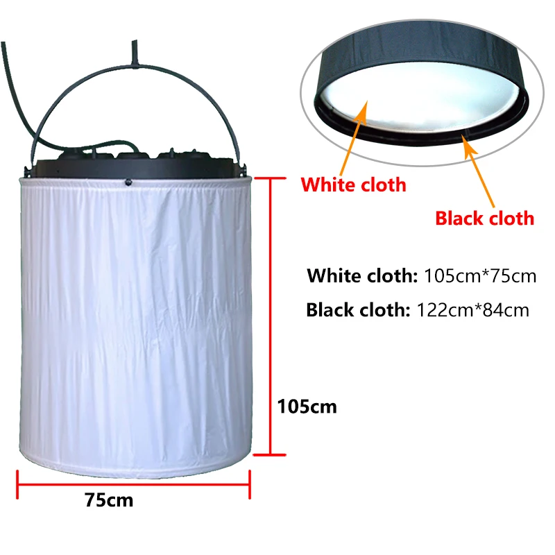 US $1.185.00 ALUMOTECH 220V 1000WX6 Hanging Space Light Light With Softbox For Pro Studio Video Film Shooting Photography Lighting