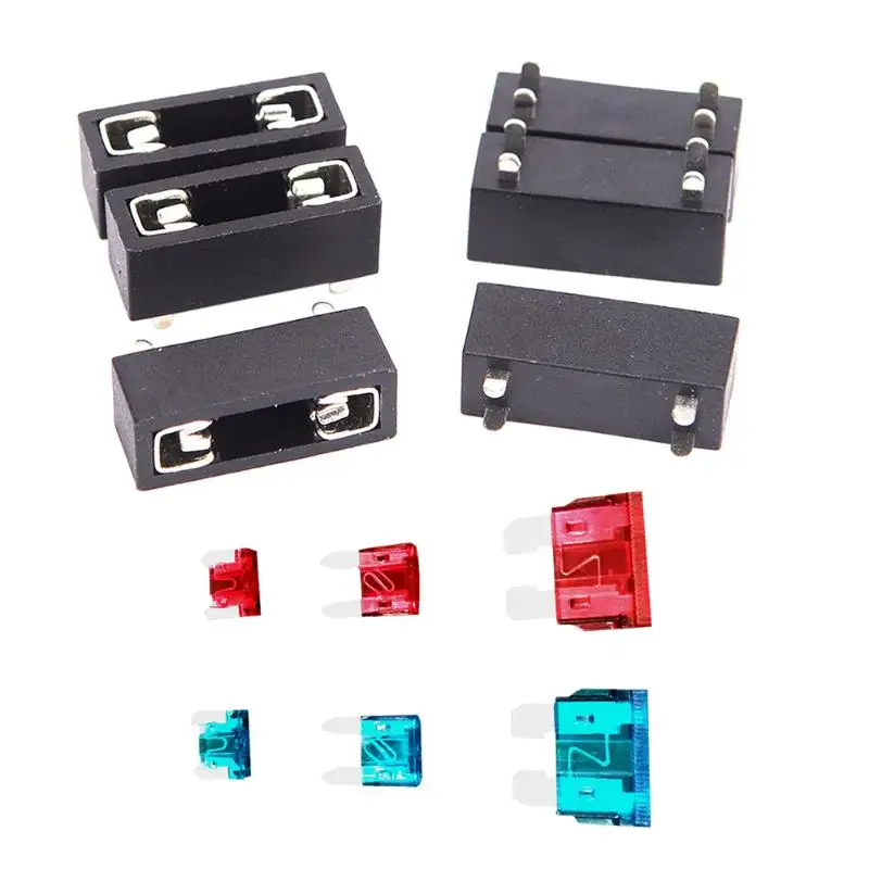 6pcs Automotive Blade Fuse Holder Assorted Car Auto Motor Replacement