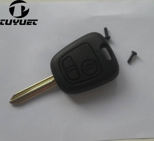 Корпус ключа для Peugeot Partner Expert Boxer 2 кнопочный брелок-контроллер чехол(х тип