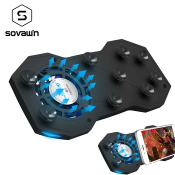 

Game Pad Controller Android IOS Gamepad Joystick Power Bank Charging With 3 LED Cooler Cooling Fans for 4 to 6.5 inch Smartphone