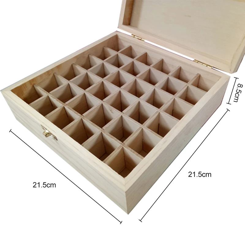 5 видов стилей Эфирное Масла деревянная коробка 36/48/72/74/85 отверстие Съемная Бутылка спа-клуб ароматерапия из натуральной древесины сосны без Краски
