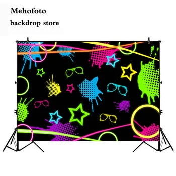 

Mehofoto Let's Happy Party Backdrop for Party Decoration Roll and Skating Photo Booth Background Studio Computer Printed 335