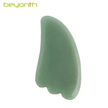 

BEYONTH Guasha Skin Massage Traditional Medicine Natural Green Jade Scraping Tool SPA Beauty Health Tools