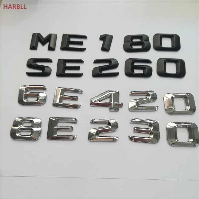 Для Mercedes Benz AMG C CLK CLS Class C43 C55 CL55 CLK55 CLS63 Эмблема багажника наклейка с хромовыми