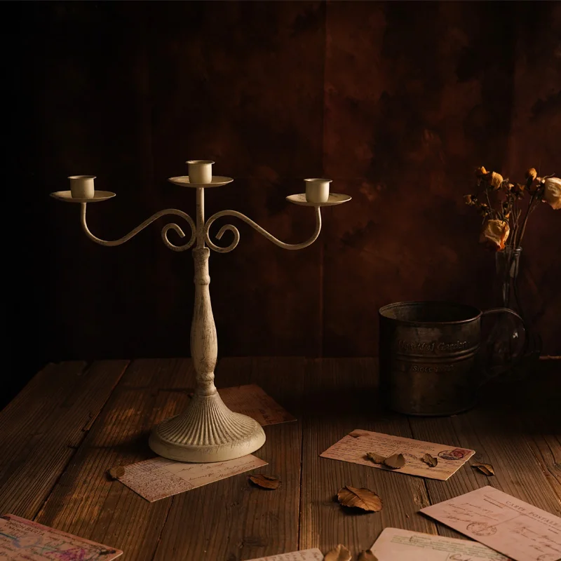 Простые моменты железный металлический подсвечник старинная Свеча фонарь декоративный подсвечник для дома свадебный центральный Подсвечник подсвечники