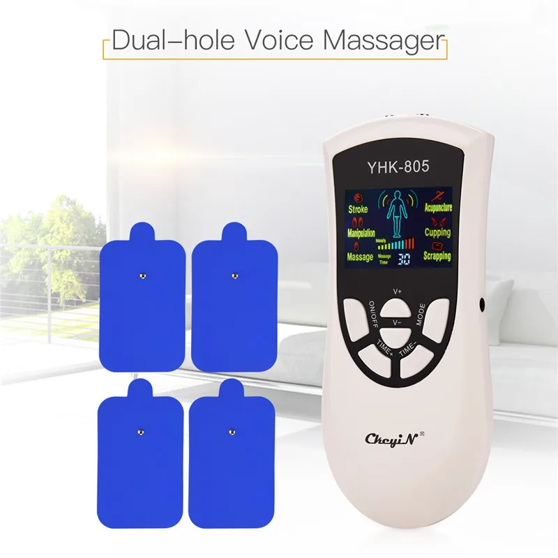 

Electric EMS Muscle Stimulators Body Massager Muscle Relaxation Pulse Massage 6 Modes Electrotherapy Device For Home Office 44