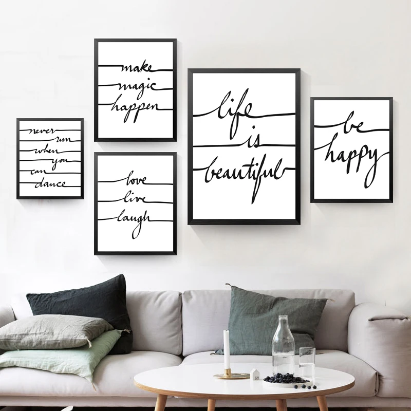 Be He Quote Canvas Art Print Poster Wall Picture Home Life Be He Quote Canvas Art Print Poster