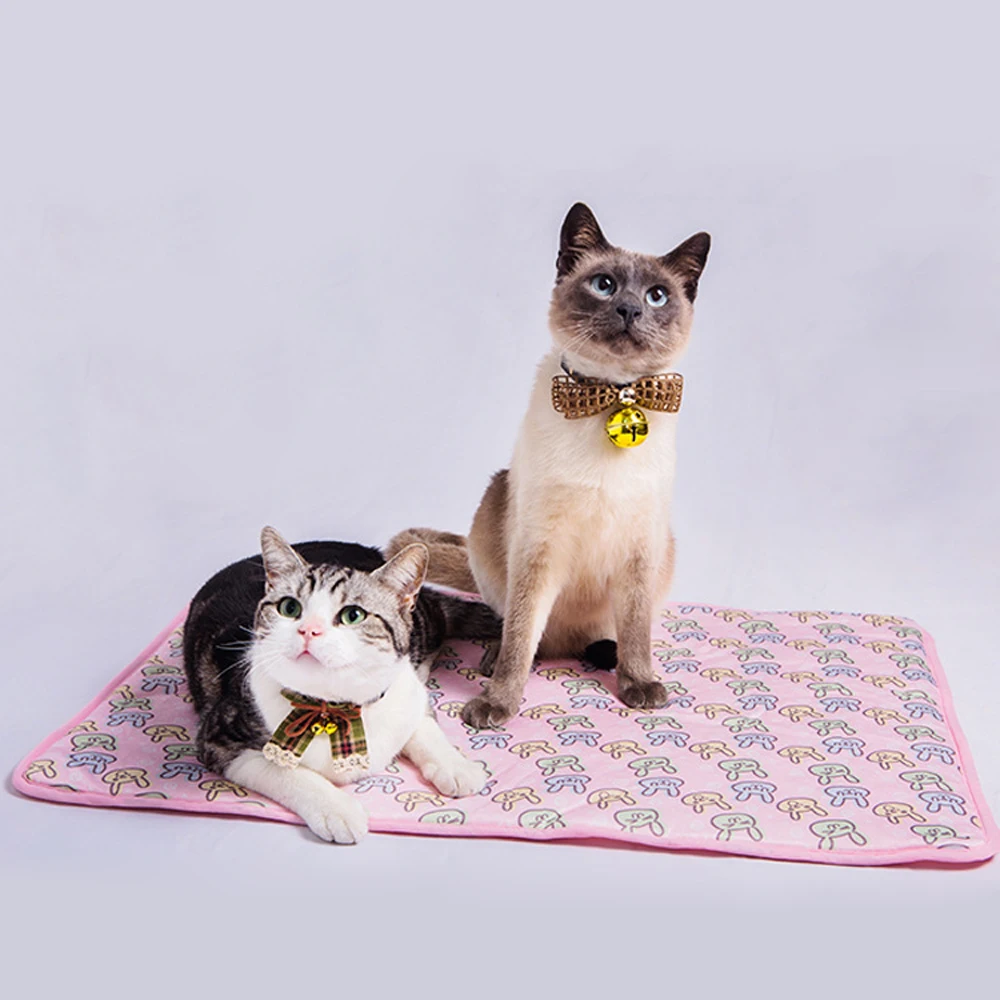 Pet Cat летний охлаждающий матрас холодное одеяло удобная Многофункциональная подушка с волоконым наполнителем для кошек аксессуаров для домашних питомцев собак