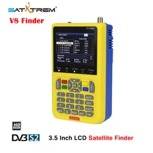 SATXTREM V8 Finder HD DVB-S/S2 Satellite Finder High Definition MPEG-4 DVB S2 Satellite Meter Full 1080P FTA Satfinder