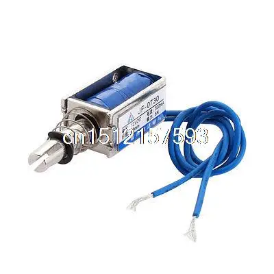 

DC12V 300mA 10mm 5N Opening Frame Pull Type DC Solenoid Electromagnet Actuator