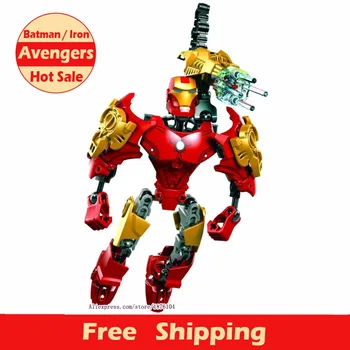 

Super kombination morph Baustein Modell Marvel Super Hero Avengers Iron Man Hulk joker Ziegel spielzeug 2in1