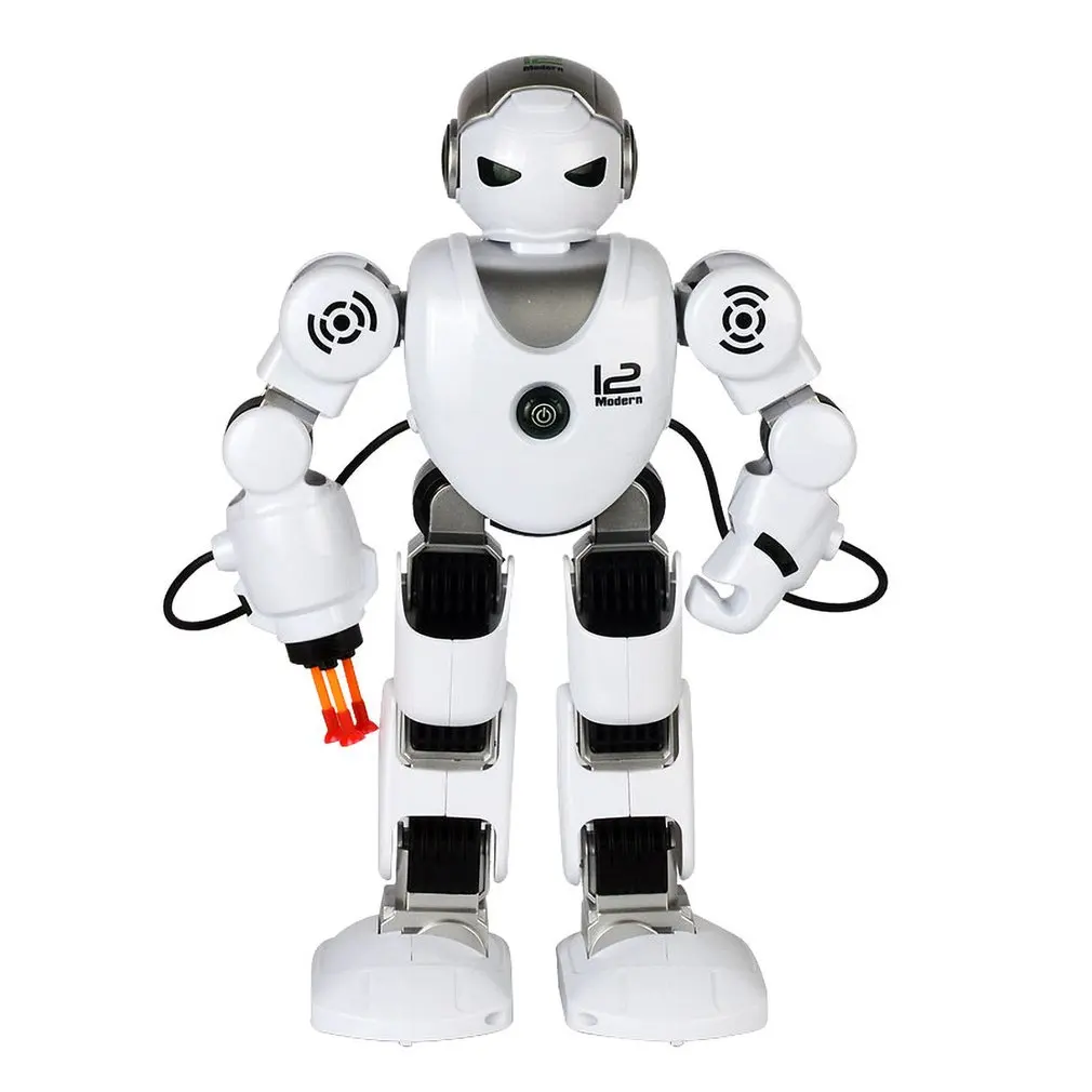 

New Exotic Early Teaching Remote Control Dancing Robot Rechargeable Programming Launching Bullet Robot Model