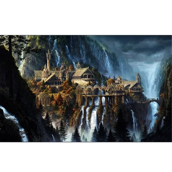 

5D DIY square/round Diamond Painting Lord of the Rings Cross Stitch Diamond Embroidery Pattern Rhinestone home decor J0808