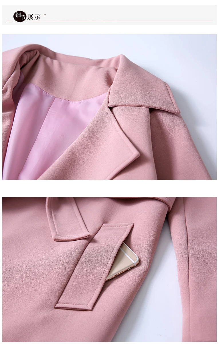 Женская осенняя и зимняя мода новый толстый раздел длинное шерстяное пальто футболка с принтом короткая юбка из шерсти три части