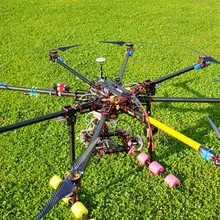 HH-LJ 1450 мм большой масштаб Профессиональный 25 мм складной X8 беспилотный БПЛА октокоптер рама+ мотор+ профи+ ESCs комплект для аэрофотосъемки