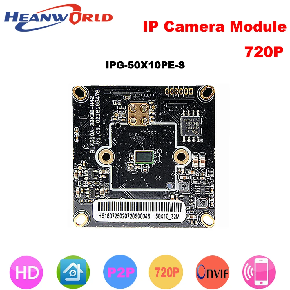 

Heanworld 1.0 Megapixel IP Camera Mainboard module 720P CCTV chipboard Network Camera IP Board for Security Surveillance