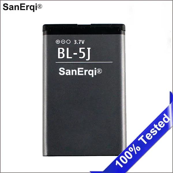 

SanErqi Battery BL-5J BL 5J For Nokia 5230 5233 5800 3020 Lumia 520 525 530 5900 Xpress Music C3 N900 X6 BL5J Battery