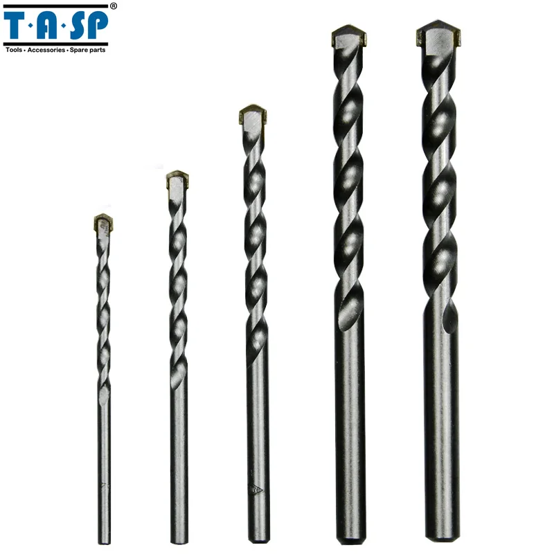 Hot Tasp Mdbk018 5pcs Masonry Drill Bits Tungsten Carbide Hot Tasp Mdbk018 5pcs Masonry Drill Bits Tungsten Carbide