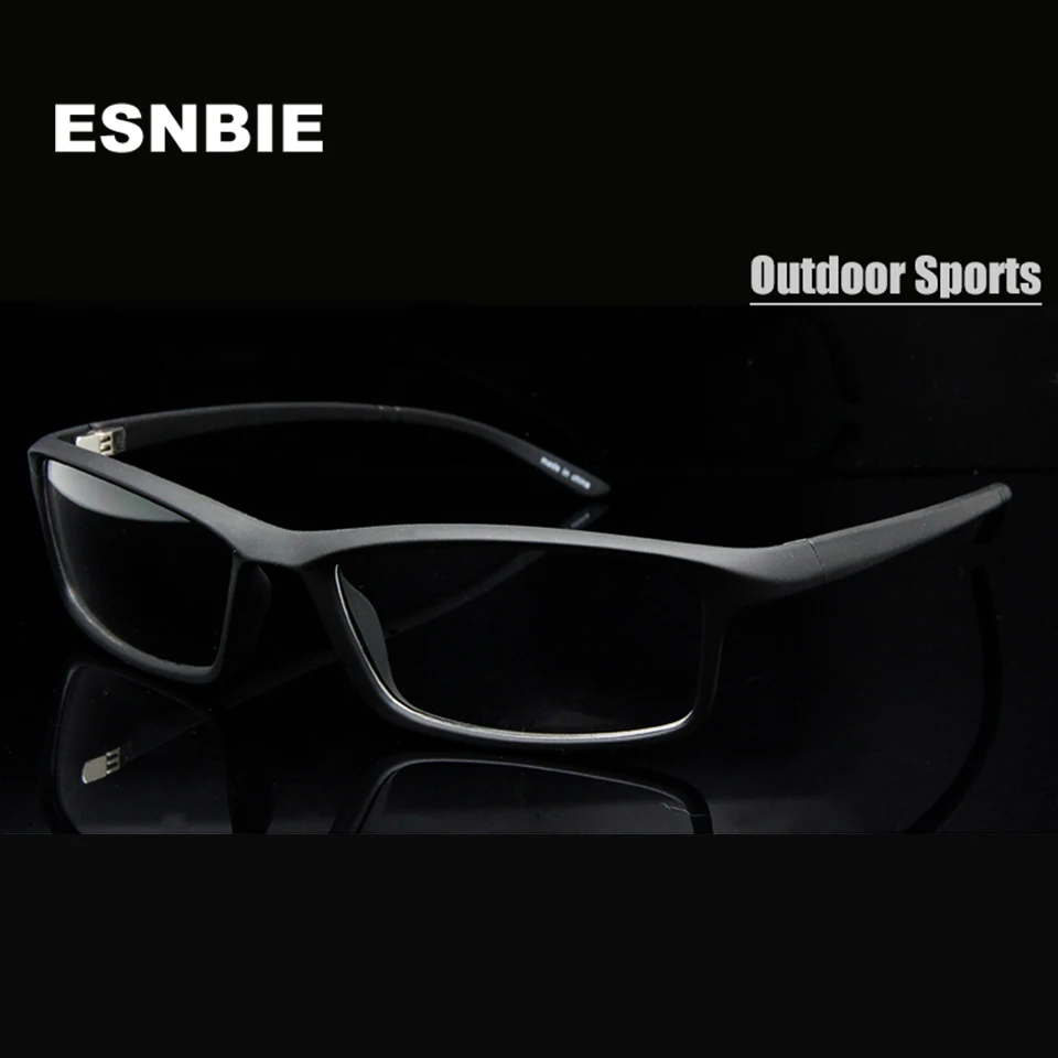 Kaufen ESNBIE Neue TR90 Kunststoff Flexible Klare Linse Gläser Rahmen Männer 6 Basis Rezept Brillen Rahmen cadre de lunettes pour homme